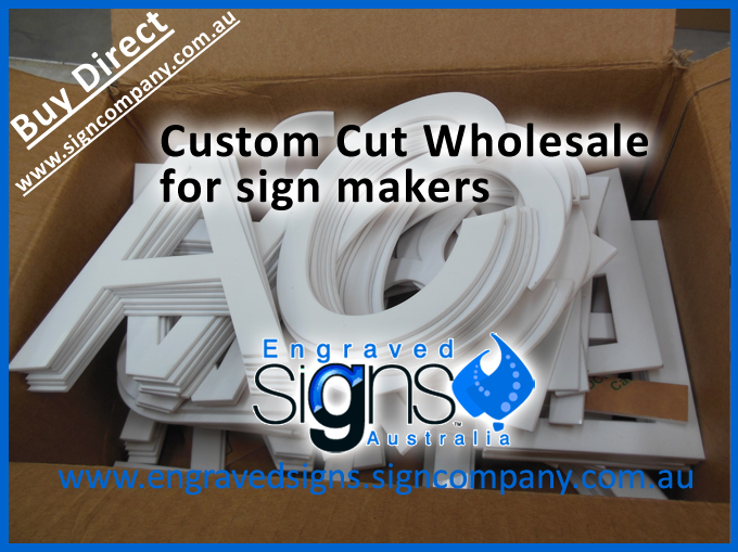 Box of letters for sign makers and wholesale shopfitting companies