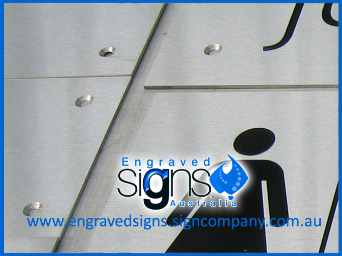 Picture shows 'COUNTERSUNK' holes on signs. Countersinking each hole allows the screw to be flush with the surface providing a better and safer install. Also looks better.
